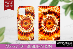 Autumn Phone Case PNG - Tie Dye Case PNG Sublimation Product Image 1