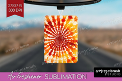Autumn Air Freshener PNG - Tie Dye PNG Sublimation Product Image 1