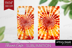 Autumn Phone Case PNG - Tie Dye Case PNG Sublimation Product Image 1