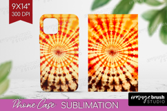 Autumn Phone Case PNG - Tie Dye Case PNG Sublimation Product Image 1