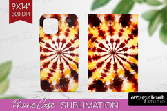 Autumn Phone Case PNG - Tie Dye Case PNG Sublimation Product Image 1