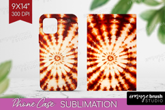 Autumn Phone Case PNG - Tie Dye Case PNG Sublimation Product Image 1