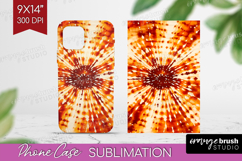 Autumn Phone Case PNG - Tie Dye Case PNG Sublimation Product Image 1