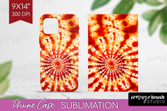 Autumn Phone Case PNG - Tie Dye Case PNG Sublimation Product Image 1