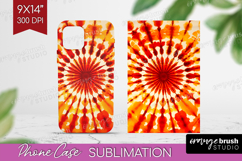 Autumn Phone Case PNG - Tie Dye Case PNG Sublimation Product Image 1