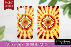 Autumn Phone Case PNG - Tie Dye Case PNG Sublimation Product Image 1
