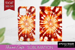 Autumn Phone Case PNG - Tie Dye Case PNG Sublimation Product Image 1