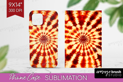 Autumn Phone Case PNG - Tie Dye Case PNG Sublimation Product Image 1