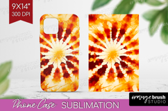 Autumn Phone Case PNG - Tie Dye Case PNG Sublimation Product Image 1