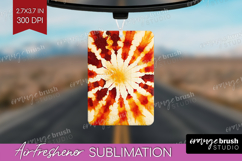 Autumn Air Freshener PNG - Tie Dye PNG Sublimation Product Image 1