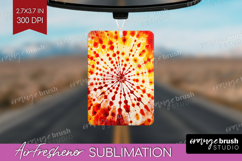Autumn Air Freshener PNG - Tie Dye PNG Sublimation Product Image 1