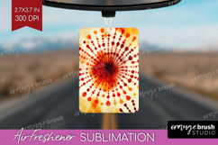 Autumn Air Freshener PNG - Tie Dye PNG Sublimation Product Image 1
