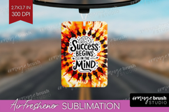 Inspirational Quote Air Freshener PNG - Autumn Tie Dye PNG Product Image 1