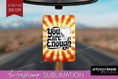 Inspirational Quote Air Freshener PNG - Autumn Tie Dye PNG Product Image 1