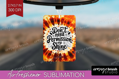 Inspirational Quote Air Freshener PNG - Autumn Tie Dye PNG Product Image 1