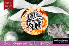 Inspirational Quote Ornament PNG - Autumn Tie Dye PNG Product Image 1