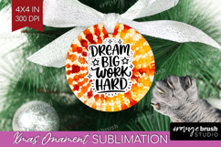 Inspirational Quote Ornament PNG - Autumn Tie Dye PNG Product Image 1