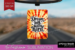 Inspirational Quote Air Freshener PNG - Autumn Tie Dye PNG Product Image 1