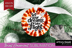 Inspirational Quote Ornament PNG - Autumn Tie Dye PNG Product Image 1