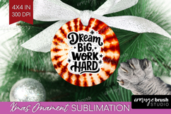 Inspirational Quote Ornament PNG - Autumn Tie Dye PNG Product Image 1