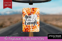 Inspirational Quote Air Freshener PNG - Autumn Tie Dye PNG Product Image 1