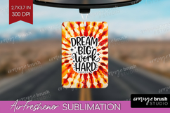 Inspirational Quote Air Freshener PNG - Autumn Tie Dye PNG Product Image 1