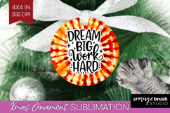 Inspirational Quote Ornament PNG - Autumn Tie Dye PNG Product Image 1