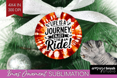 Inspirational Quote Ornament PNG - Autumn Tie Dye PNG Product Image 1