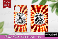 Inspirational Quote Phone Case PNG - Autumn Tie Dye Case PNG Product Image 1