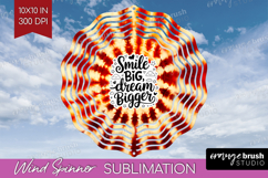 Inspirational Quote Wind Spinner Sublimation PNG - Autumn Product Image 1