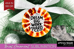 Inspirational Quote Ornament PNG - Autumn Tie Dye PNG Product Image 1