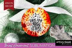 Inspirational Quote Ornament PNG - Autumn Tie Dye PNG Product Image 1
