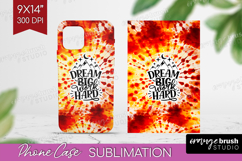 Inspirational Quote Phone Case PNG - Autumn Tie Dye Case PNG Product Image 1