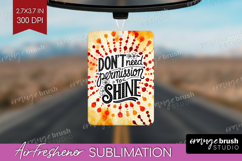 Inspirational Quote Air Freshener PNG - Autumn Tie Dye PNG Product Image 1