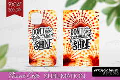 Inspirational Quote Phone Case PNG - Autumn Tie Dye Case PNG Product Image 1