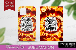 Inspirational Quote Phone Case PNG - Autumn Tie Dye Case PNG Product Image 1