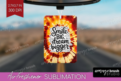 Inspirational Quote Air Freshener PNG - Autumn Tie Dye PNG Product Image 1