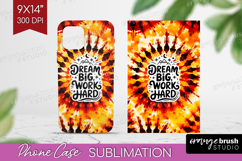 Inspirational Quote Phone Case PNG - Autumn Tie Dye Case PNG Product Image 1