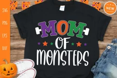 Mom Of Monsters Svg, Halloween Svg, Halloween Mom Svg Product Image 1