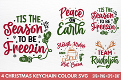 Christmas Keychain Colour SVG Product Image 1