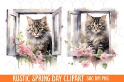 Rustic Spring Clipart, Spring Clipart Product Image 2
