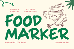 Food Marker - Handwritten Food Font Product Image 1