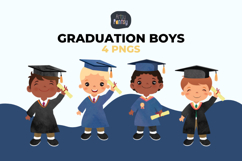 Graduation Kids Clipart Product Image 1