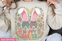 Happy Easter PNG, Dental Sublimation PNG Product Image 1