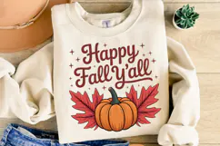 Happy Fall Y'all Svg | Thanksgiving Svg | Shirt Svg Product Image 1