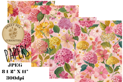 Shabby Chic, Flowers, Papers, Junk Journal Product Image 1