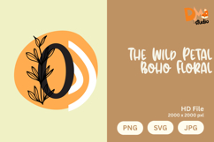 The Wild Petal Boho Floral Monogram Product Image 1