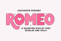 Romeo - Retro Quirky Valentine Font Product Image 1