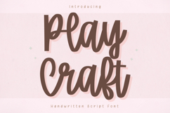 Play Craft - Handwritten Script Font Product Image 1
