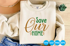 Earth day quotes SVG Design, Earth day SVG Design Product Image 1